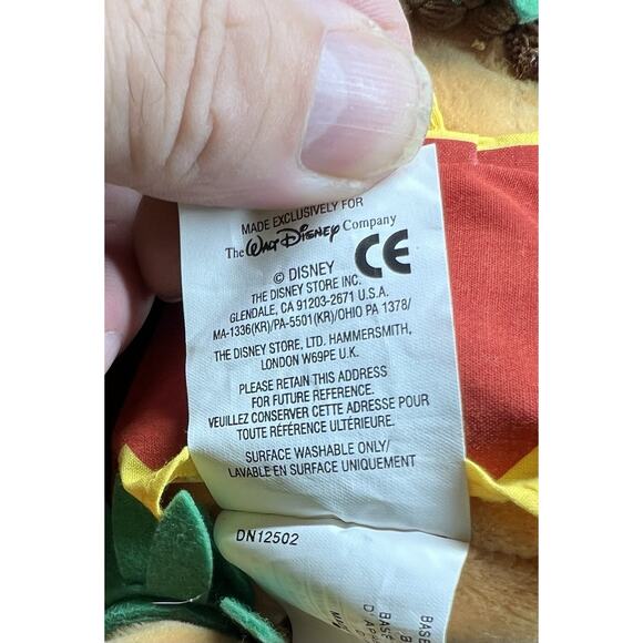 Winnie The Pooh 8” Mini Bean Bag Plush Disney Store Honolulu Pooh - Picture 7 of 8